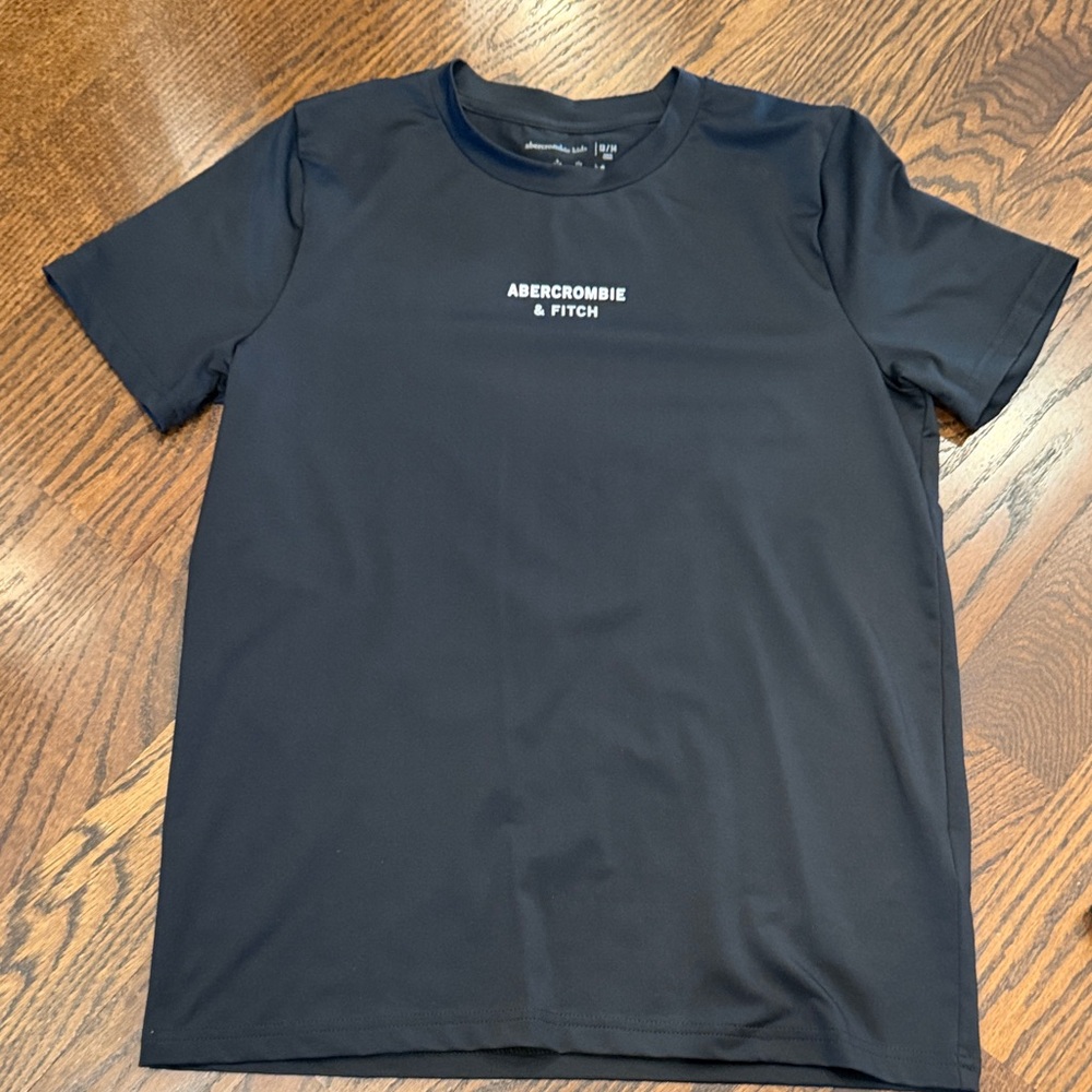 Boys dry fit Abercrombie & Fitch Navy Blue Short Sleeve Tee never been worn